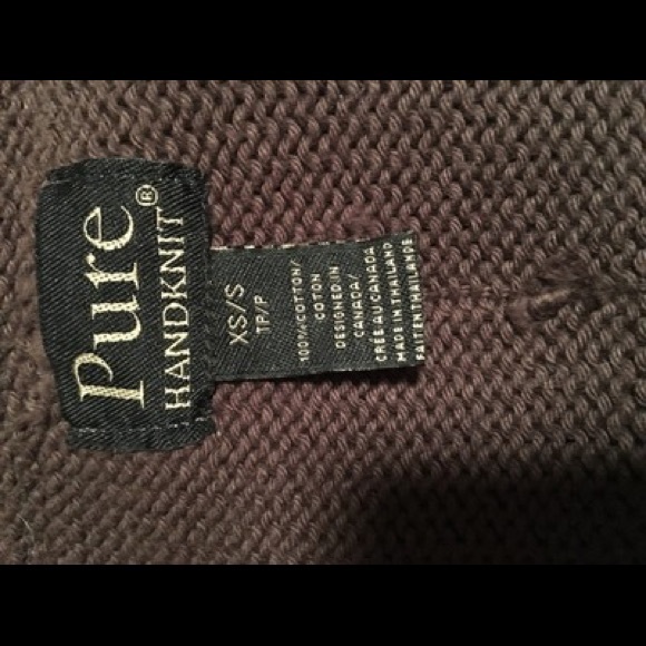 PURE Handknit Cotton assorted button front closure - Picture 8 of 8